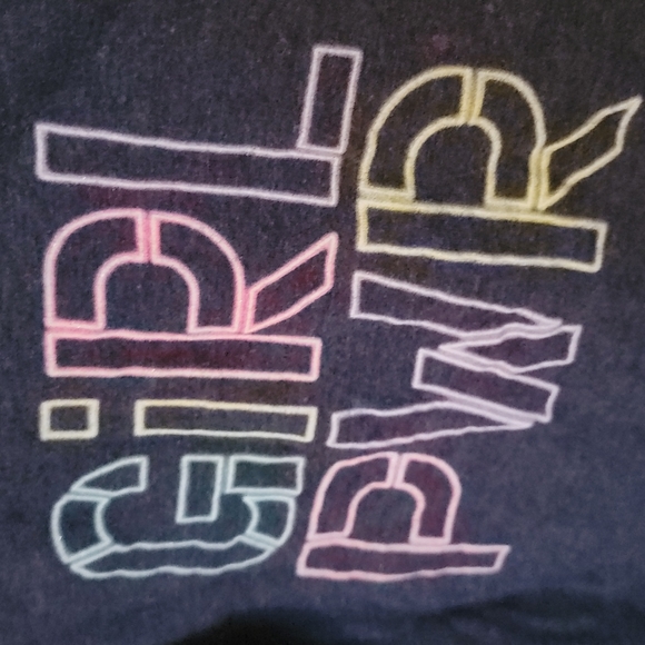 Girl Power Longsleeve Tshirt, The Children's Place, Size 5/6 - Picture 2 of 3